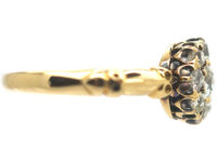 Edwardian 18ct Gold Diamond Cluster Ring
