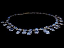 Edwardian 15ct Gold Moonstone Festoon Necklace