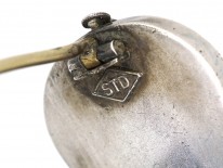 Victorian Silver Violin Brooch