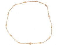 Art Nouveau 9ct Gold Short Chain