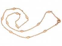 Art Nouveau 9ct Gold Short Chain