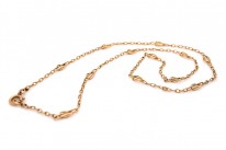 Art Nouveau 9ct Gold Short Chain