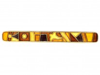 Silver Tie Clip Autumn Series by David Andersen