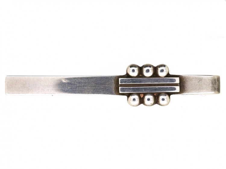 Silver Tie Clip By Georg Jensen