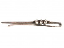 Silver Tie Clip By Georg Jensen