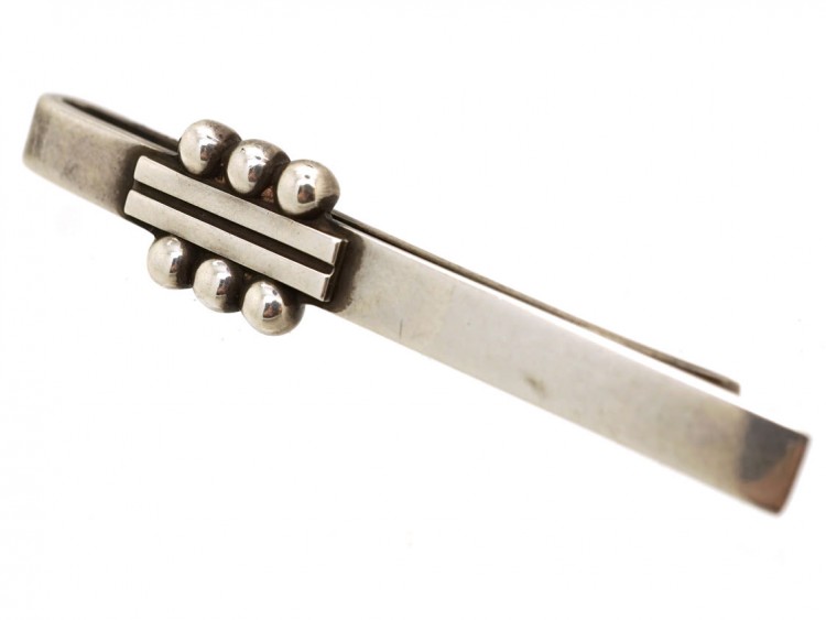 Silver Tie Clip By Georg Jensen