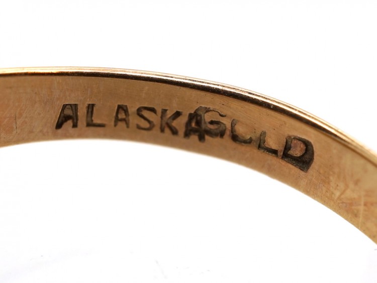 Alaskan Two Colour 14ct Gold & Diamond Heart Ring