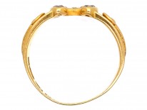 Victorian 18ct Gold & Diamond Horseshoe Ring