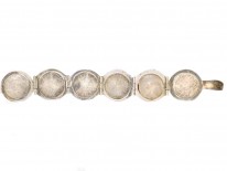 Silver Globe Locket with Six Compartments for Photographs
