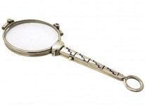 Art Deco Silver & Enamel Lorgnette