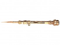Victorian 9ct Gold Toothpick