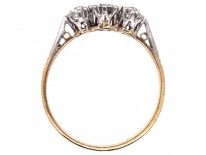 18ct Gold & Platinum Three Stone Diamond Ring
