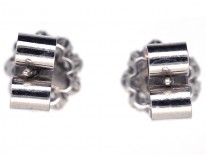 18ct White Gold Diamond Cluster Earrings