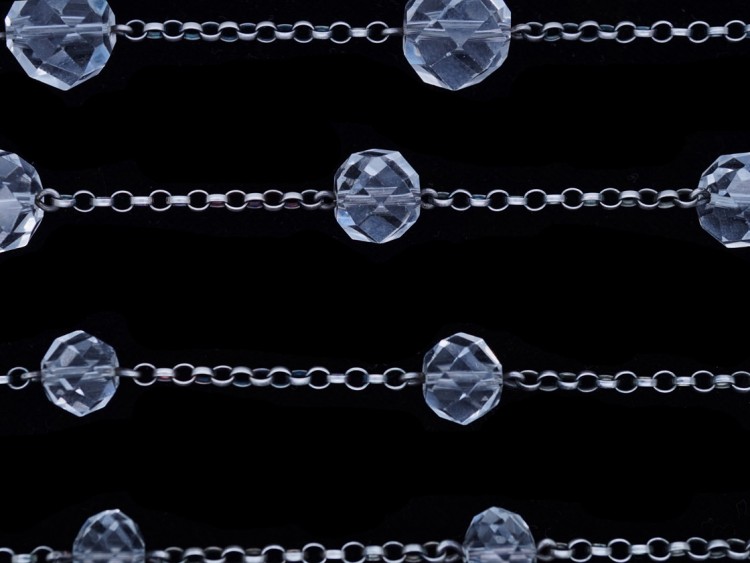 Rock Crystal & Silver Long Guard