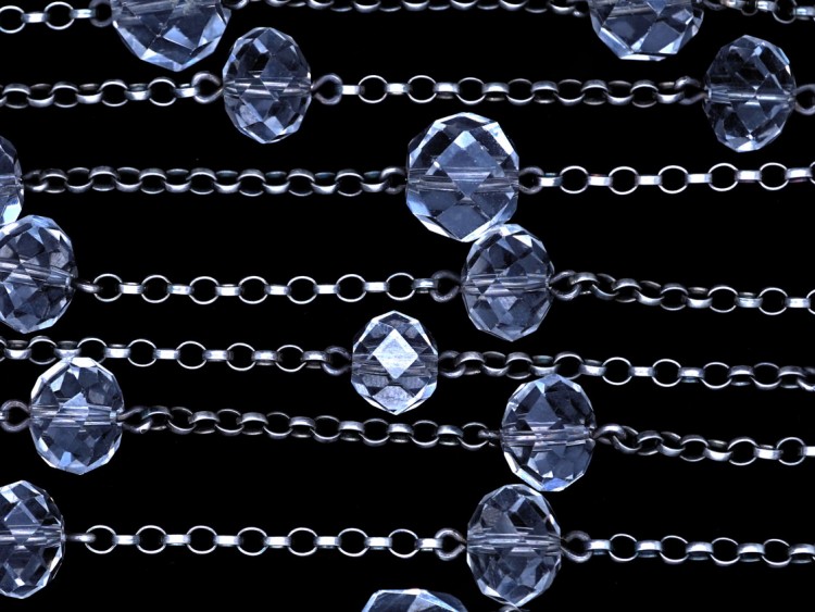 Rock Crystal & Silver Long Guard