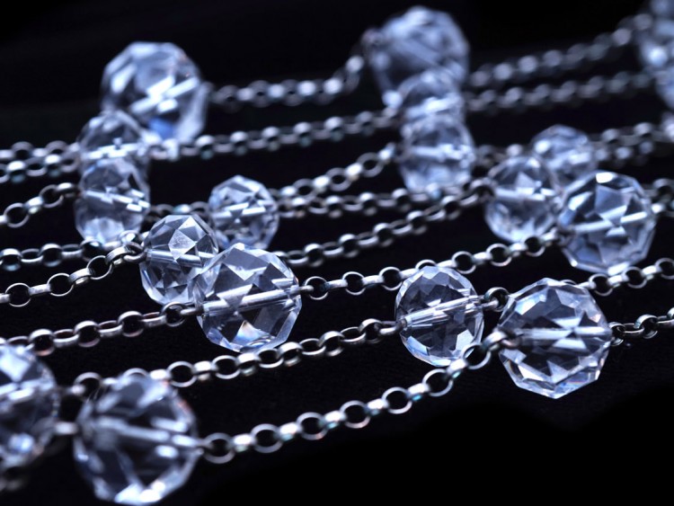 Rock Crystal & Silver Long Guard