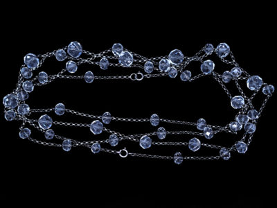 Rock Crystal & Silver Long Guard