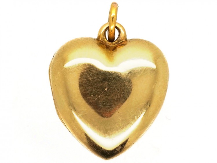 Victorian 18ct Gold Heart Locket