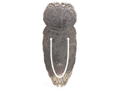 Silver Owl Bookmark