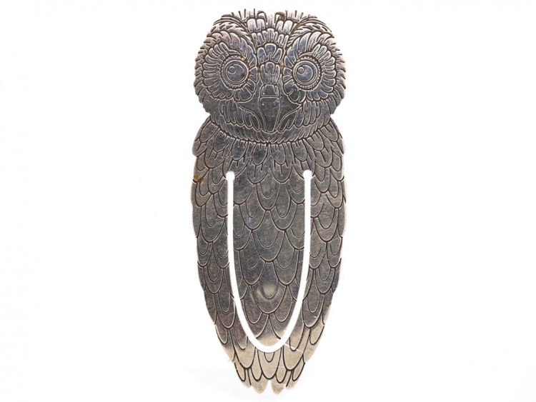 Silver Owl Bookmark
