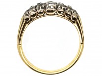 Georgian Double Row Old Mine Cut Diamond Ring