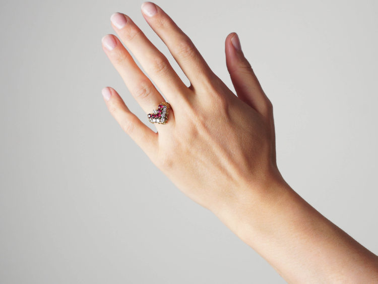 1960s Ruby ​& Diamond Ring