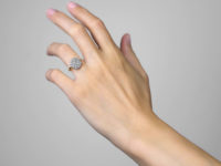 Edwardian 18ct Gold ​& Diamond Cluster Ring