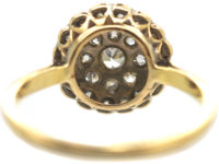 Edwardian 18ct Gold ​& Diamond Cluster Ring