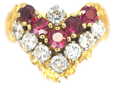 1960s Ruby ​& Diamond Ring