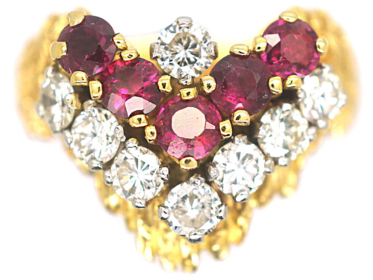 1960s Ruby ​& Diamond Ring