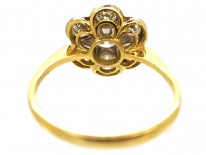 Austrian 14ct White Gold Diamond Cluster Ring