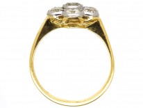 Austrian 14ct White Gold Diamond Cluster Ring