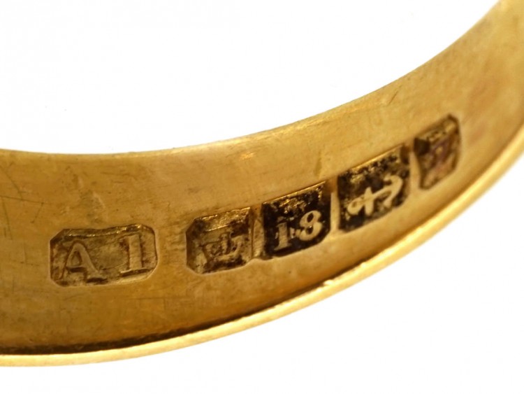 Victorian 18ct Gold, Emerald & Diamond Ring