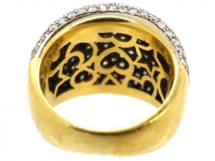 18ct Gold Diamond Pavé set Ring
