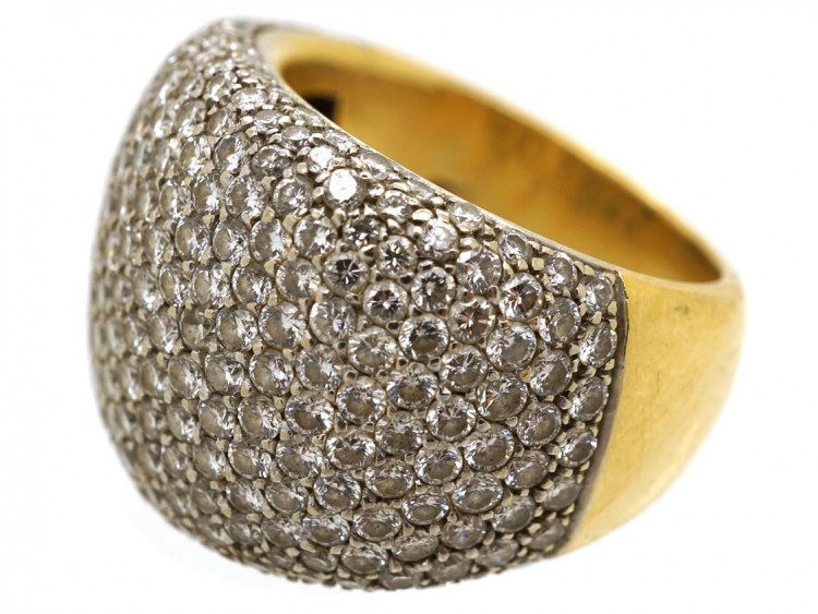 18ct Gold Diamond Pavé set Ring