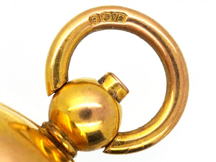 Edwardian 9ct Gold Sovereign Case Pendant