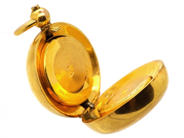 Edwardian 9ct Gold Sovereign Case Pendant