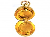 Edwardian 9ct Gold Sovereign Case Pendant