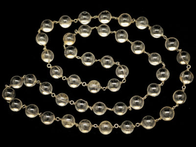 Victorian Rock Crystal Pools of Light Necklace