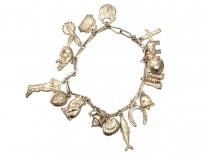 Silver Multi Charm Bracelet
