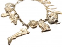 Silver Multi Charm Bracelet