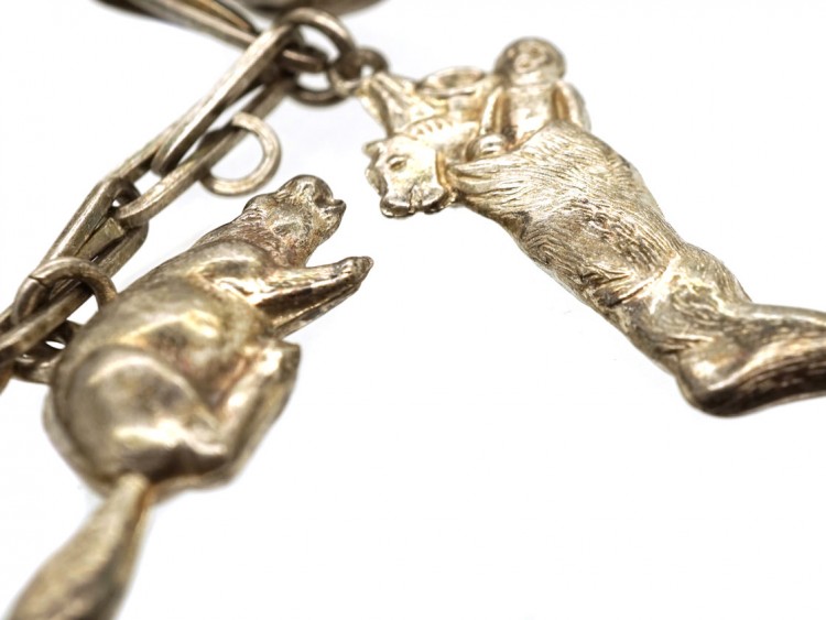 Silver Multi Charm Bracelet
