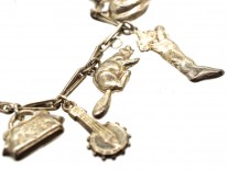 Silver Multi Charm Bracelet