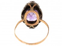 Amethyst Pearl Arts & Crafts Ring