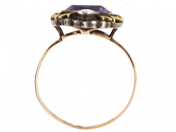 Amethyst Pearl Arts & Crafts Ring