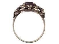 Bernard Instone Silver Amethyst Ring