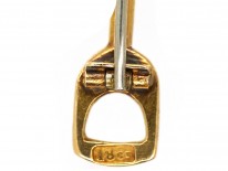 Victorian 18ct Gold Miner's Shovel ​& Nugget Brooch