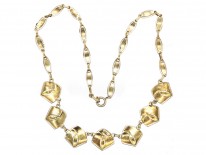 Theodor Fahrner Art Deco Silver Gilt ​& Marcasite Necklace