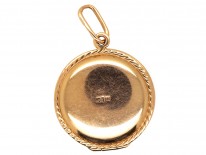 Russian Round 14ct Gold Locket