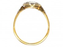 Art Deco Three Stone Diamond Ring